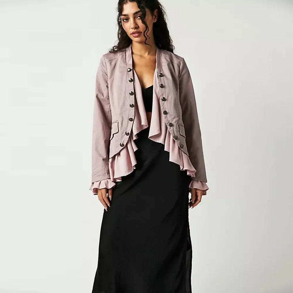 Free People Ruffles Romance Jacket NWT - Picture 3 of 8